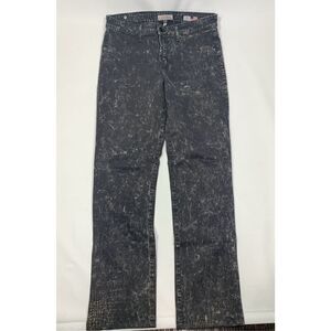 2---Vizcaino Premium Denim Black White Gold Size 6